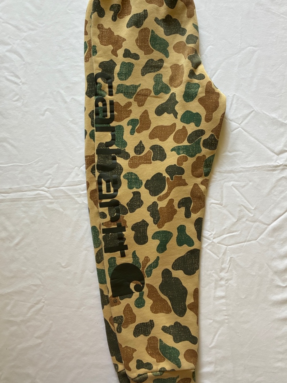 Carhartt Kids Camo Joggers in Tan, Brown & Green